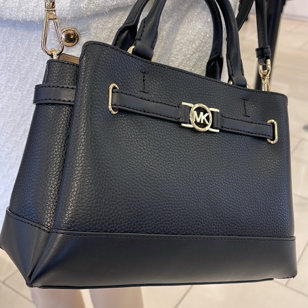 Michael Kors Reed Small Satchel Crossbody Center Zip Bag
Color: Black 
NWT - Picture 14 of 16